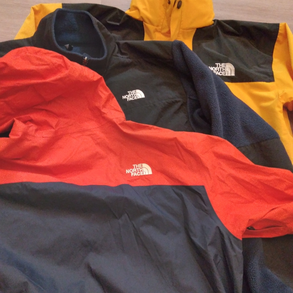 The north face windbreaker and liner